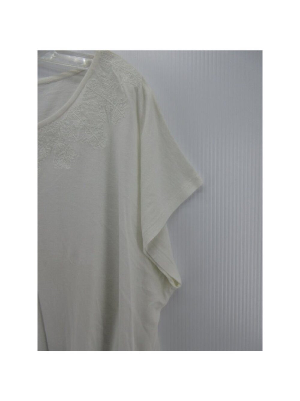 Lauren Ralph Lauren Top XL Blouse Front Tie  Embroidered Pullover * - Picture 3 of 13